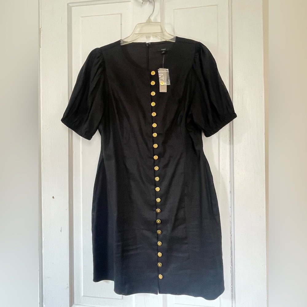 J crew stretch viscose blend mini dress